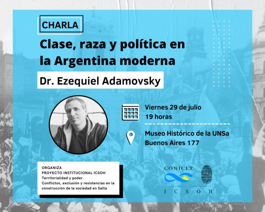 CHARLA A CARGO DEL DR. EZEQUIEL ADAMOVSKY